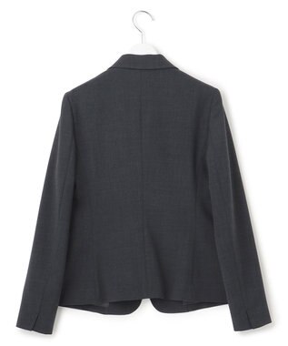 ICB 【UVカット・洗える】ウール2WAYストレッチ テーラードジャケット チャコール系