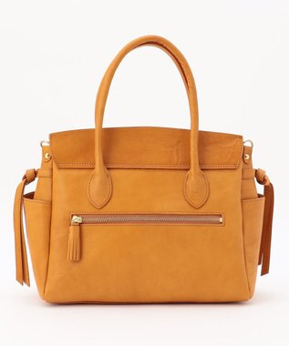 UNBILLION 【テレビ ドラマ着用アイテム】perche 姫路オイルレザーフラップ付きトートバッグS キャメル