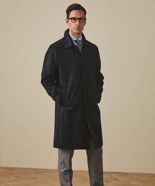 GOTAIRIKU 【Zegna/ゼニア】TROFEOラミネートロング ステンカラーコート グレー系4