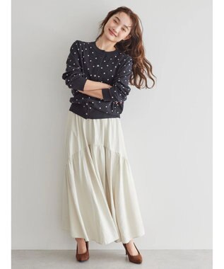 AMERICAN HOLIC Ｄｏｔモックネックニットカーディガン Dot