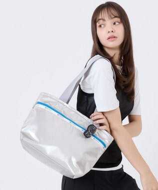 LeSportsac TWO HANDLE ZIP TOTE/ドラエモンシルバーシャイン