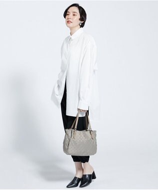 Y'SACCS 【Y’SACCS vous et】ドットジャカード マルチウェイトート Sサイズ グレージュ