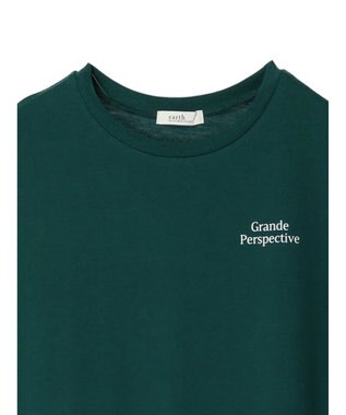 earth music&ecology バックロゴティアードワンピース Green