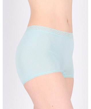 Wing ショーツ　【デイリーフィットやわらかコットン】　身生地部綿混　なめらかなフィット感　１分丈　はきこみ丈ふかめ　ウイング／ワコール　EC4200 ラズベリー