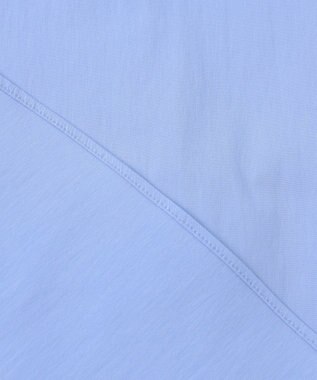 組曲 コンパクトシャーティングティアード ブラウス サックスブルー系