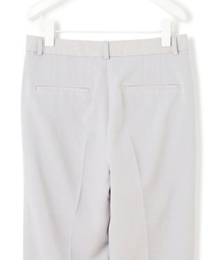 ICB L 【接触冷感・速乾・防シワ・洗える】 レーヨンライクトロ スティックパンツ ライトグレー系