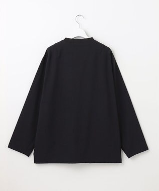 UNFILO MENS WARM プラス プルオーバーカットソー ブラック系