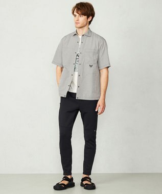 JOSEPH ABBOUD MOUNTAIN 【UNISEX】ミラウェーブストレッチ レギンスパンツ ブラック系