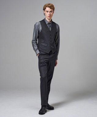 JOSEPH HOMME スプリングウールジャージー   ジレ グレー系