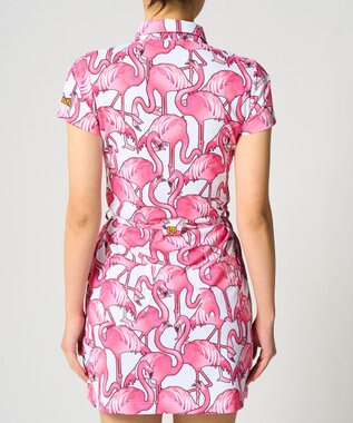 FILA GOLF／marie claire 【Loudmouth】柄ワンピース Pink Panic