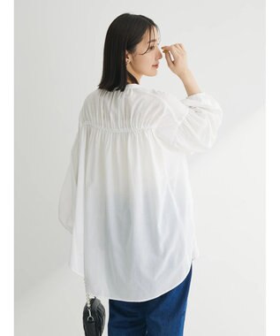 Green Parks シャーリングボリュームスキッパーチュニック Off White