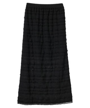 Green Parks ・ＥＬＥＮＣＡＲＥ　ＤＵＥ　ティアードフリルナロースカート Black