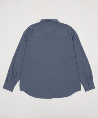 WEGO ワンポイントルーズシャツ（LS） ブルーその他