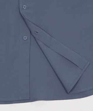 WEGO ワンポイントルーズシャツ（LS） ブルーその他