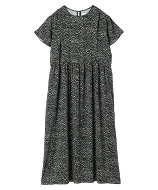 AMERICAN HOLIC アソートプリントフレンチスリーブワンピース Leopard