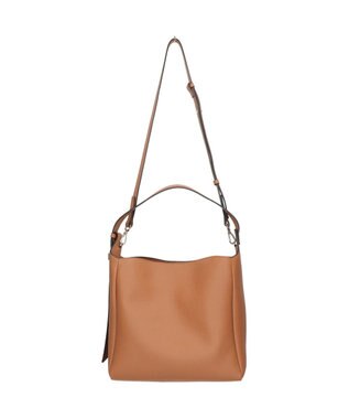 INTER-CHAUSSURES 【LORISTELLA】スマートソフト・バケットバッグ大きめ キャメル