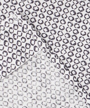 JOSEPH ABBOUD 【オーガニックコットン】リヨセルリネンプリント シャツ ホワイト系4