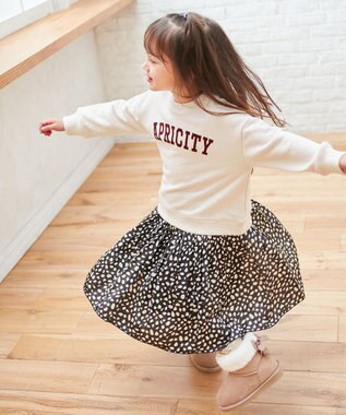 ANY KIDS 刺繍トレーナー エクリュ