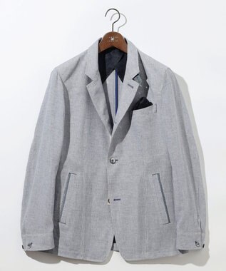 JOSEPH ABBOUD 【JAPANファブリック/清涼/軽量】 クールコードレーン ブルゾン パープル系