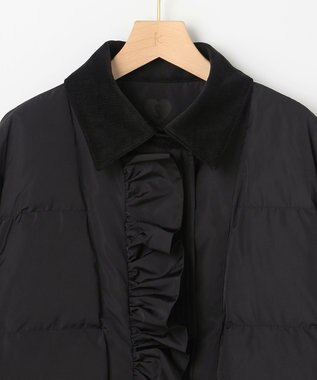 組曲 S 【組曲×setsuko sagittaire】リバーシブルバレル ダウンコート ブラック系