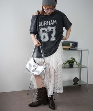 WEGO ２WAYグラフィックワンショルBIGT 柄3