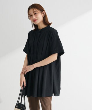 Green Parks ウエストタックシャツチュニック Camel