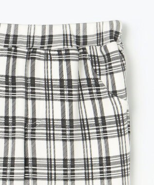 組曲 KIDS 【150-160㎝】シャギーチェック パンツ グレー系5