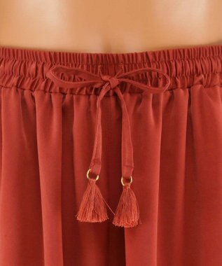 San-ai Resort（三愛水着楽園） 【SALE】【UPF50＋】　ロングパンツ　M【Coral veil（コーラルヴェール）】 オレンジ