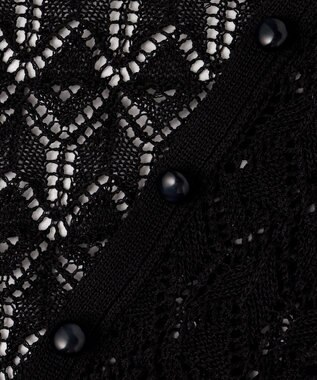 TOCCA 【星風まどかさん着用】SPIDER LACE KNIT レースニットカーディガン ブラック系