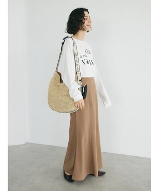 CRAFT STANDARD BOUTIQUE カットジョーゼットスカート Mocha