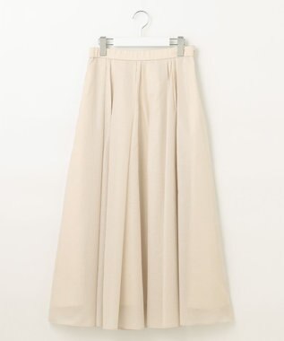 自由区 【洗える・XSサイズあり】シアーシャイニー スカート ベージュ系
