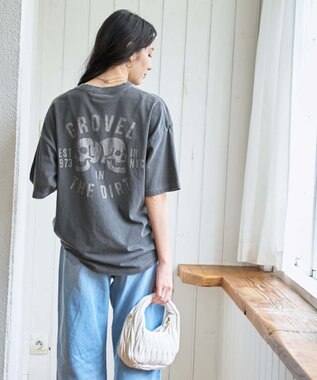 WEGO 【新色追加/ユニセックス着用アイテム/手洗い可/SMLサイズ展開】ピグメントグラフィックT（S） 柄13