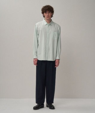 ATON TWIST WOOL LINEN | スタンダードパンツ - UNISEX