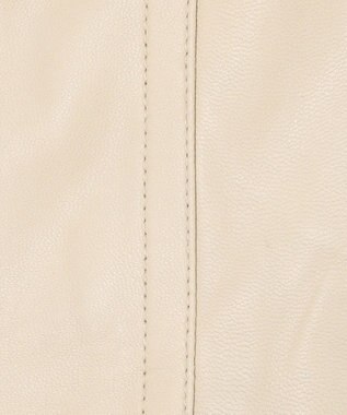 GRACE CONTINENTAL レースアップライダースジャケット ベージュ