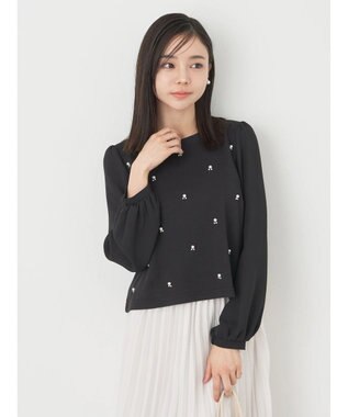 earth music&ecology パールポイントプルオーバー Black