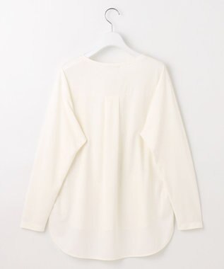 自由区 L ブラウスライクジャージー カットソー オフ