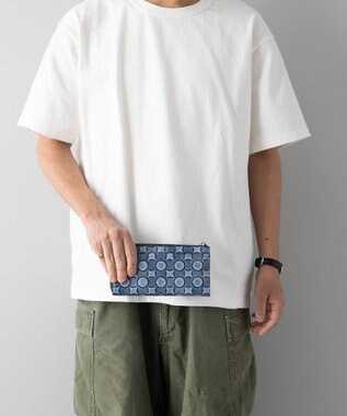 MIYABIYA La quoh with kirakaracho 南蛮七宝アルチザンレザー L字ファスナー財布 瑠璃紺（ネイビー）