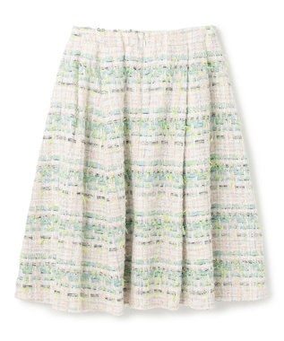 TOCCA 【洗える】SEQUINS TWEED スカート グリーン系5