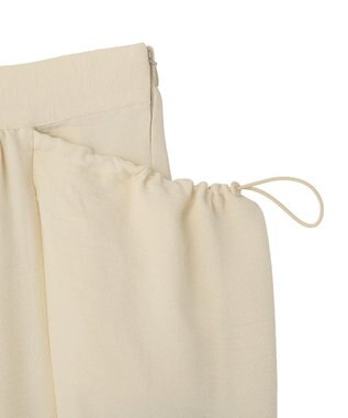 CRAFT STANDARD BOUTIQUE ドレープポケットデザインスカート Beige