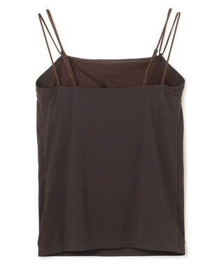 UNFILO L ラッシュガード カップ付き キャミソール チャコールブラウン