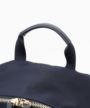 TOCCA 【A4サイズ対応・撥水】SIDE FRILL BACKPACK バックパック ネイビー系