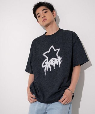 WEGO 【ユニセックス着用ITEM】スノーダイグラフィックT ブラックその他