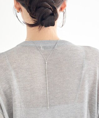 earth music&ecology スマイリースライドネックレス Silver