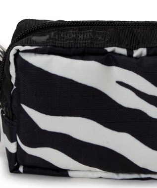 LeSportsac MICRO REC COSM/クリームブラックゼブラ クリームブラックゼブラ