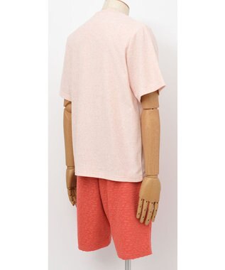 WACOAL MEN WEB限定　ルームウェア　半袖　ひざ上丈　綿混（本体）　前閉じ　/ブロス　GH3301 オレンジ