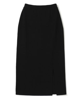 BEIGE， 【洗える】LAURA / ドライタッチIラインニットスカート Black