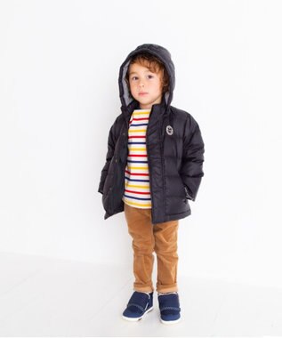 MIKI HOUSE HOT BISCUITS 【80-130cm】 ダウンジャケット 黒