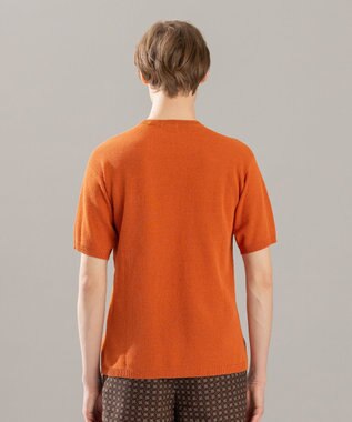 JOSEPH HOMME ストライプカナパ ニット オレンジ系