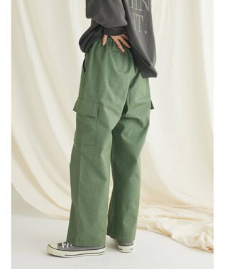 CRAFT STANDARD BOUTIQUE ストレッチカーゴパンツ Khaki