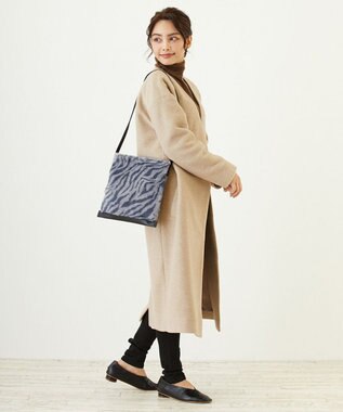 ROOTOTE 2984【ファーショルダー】/ LT.ベビールー.フラットトート.ファー-A 01：ゼブラ